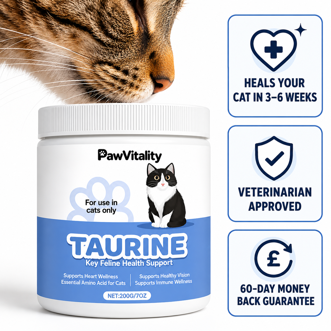 Add this to your cat’s food daily to help reduce vomiting and support a calmer, healthier stomach.