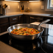 Hand-Hammered Titanium Pan