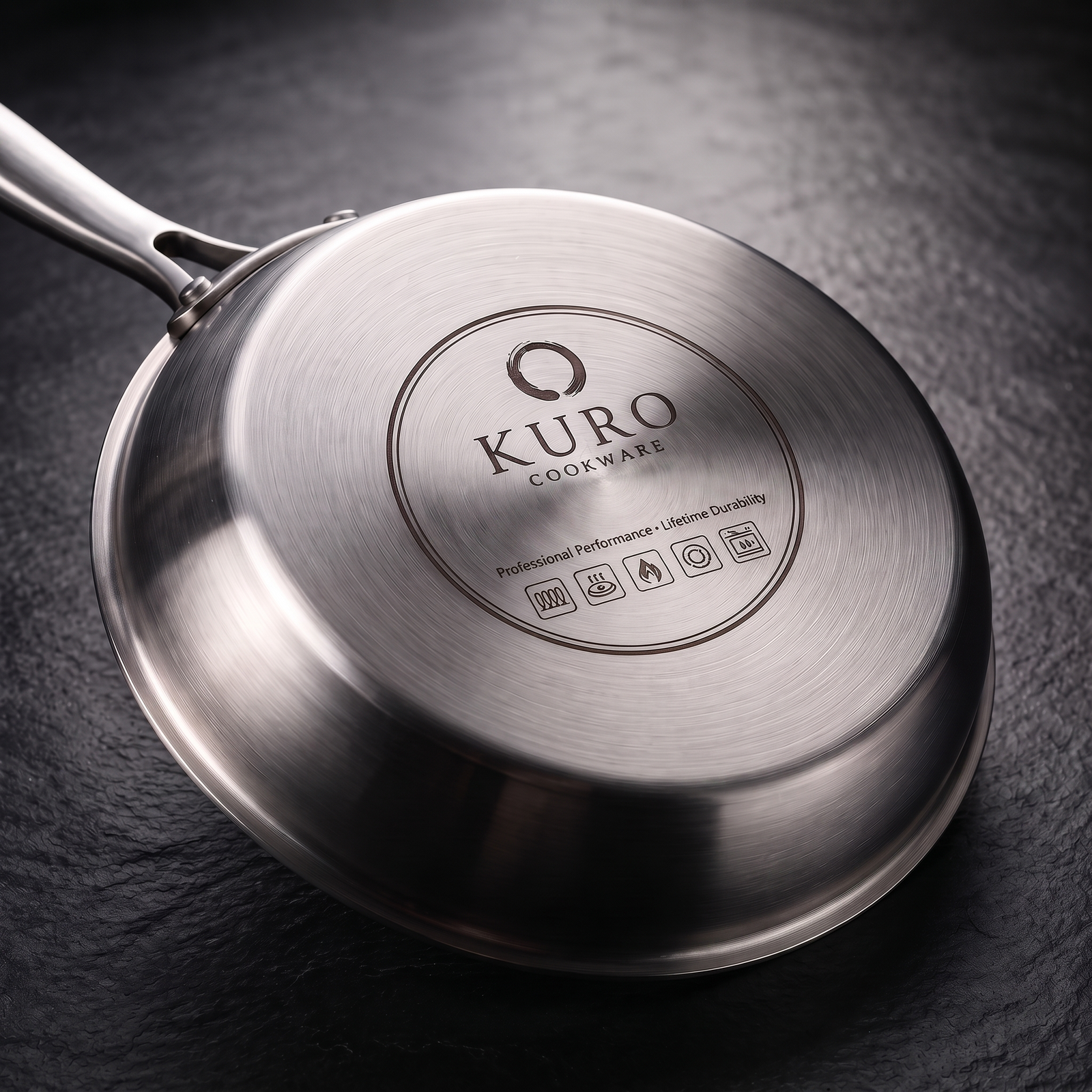 Hand-Hammered Titanium Pan