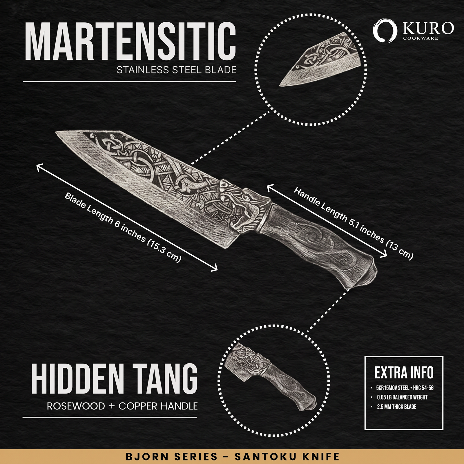 Bjorn Series – Santoku Knife